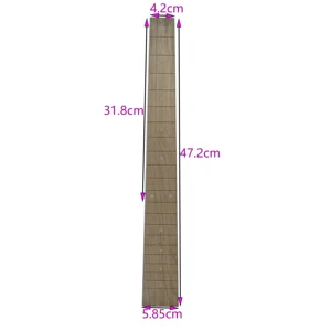 Rare acrylic inlaid jacaranda fingerboard fretless electric guitar fretboard 20/22/24 traces guitar acoustic neck part diy mterial 7 Main Sales Guitar Arm - №4