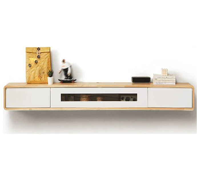 

！@Combohome Modern Floating Tv Stand Units Wood Wall Mounted Tv Cabinet Cheap Wholesale for Tv Components Console