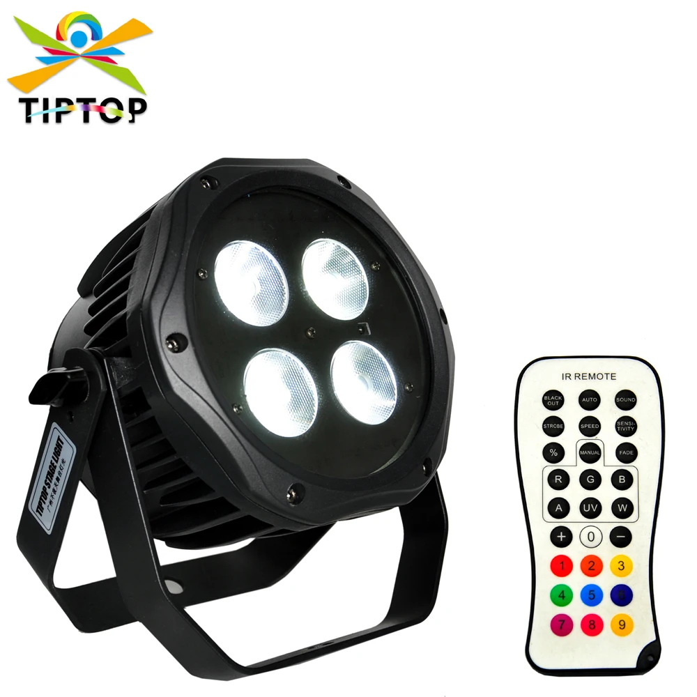 

Gigertop New Waterproof Battery Led Par Cans 4x18W 6in1 Color Tyanshine Leds Seetronic Waterproof Socket IP45 Wireless Remote