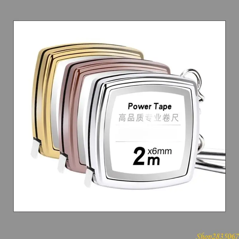 Đo băng Keychain Mini có thể thu vào Công cụ thước kẻ nhỏ có khả năng phù hợp cho các kiến trúc sư nhà thầu có sở thích 831F