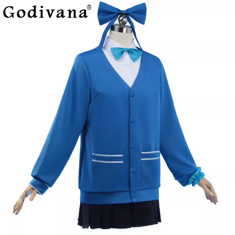 JK Daily Uniform Cos Skirt Suit Student Headwear Anime School Uniform Cosplay Costume Women's Shirt Coat and Skirt Outfits