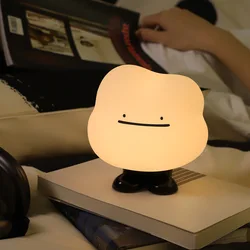 Pequeña lámpara de noche G creativa de silicona, lámpara de carga, dormitorio de dibujos animados para bebés, luz de ambiente romántica para niños, decoración de habitación, lámpara de mesa