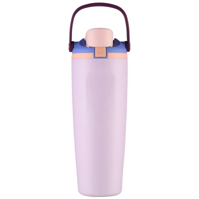 Large Capacity Stainless Steel Thermos 30oz Portable Fruit Cup Double Drink Sports Bounce Direct Drink Cup