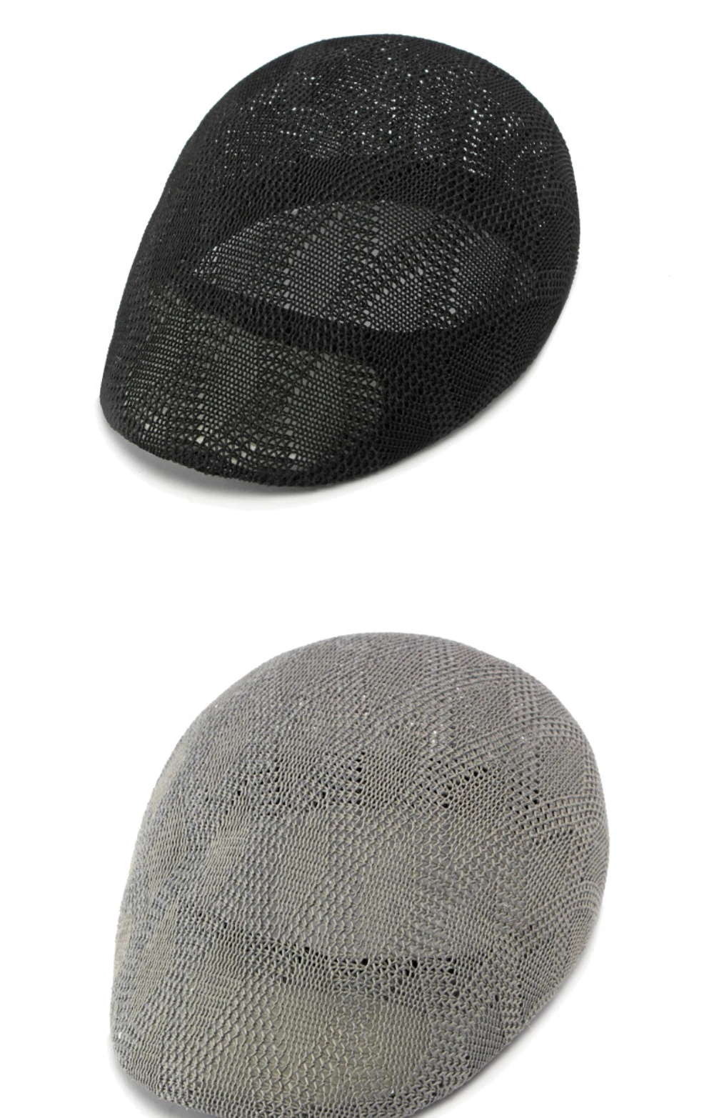 HT5128 Neue Frühling-Sommer Sonnenhüte und Kappen für Herren und Damen, Künstlerhut, Malerhut, Unisex Ivy Flat Cap, Atmungsaktive Netz-Baskenmütze – Detail 5