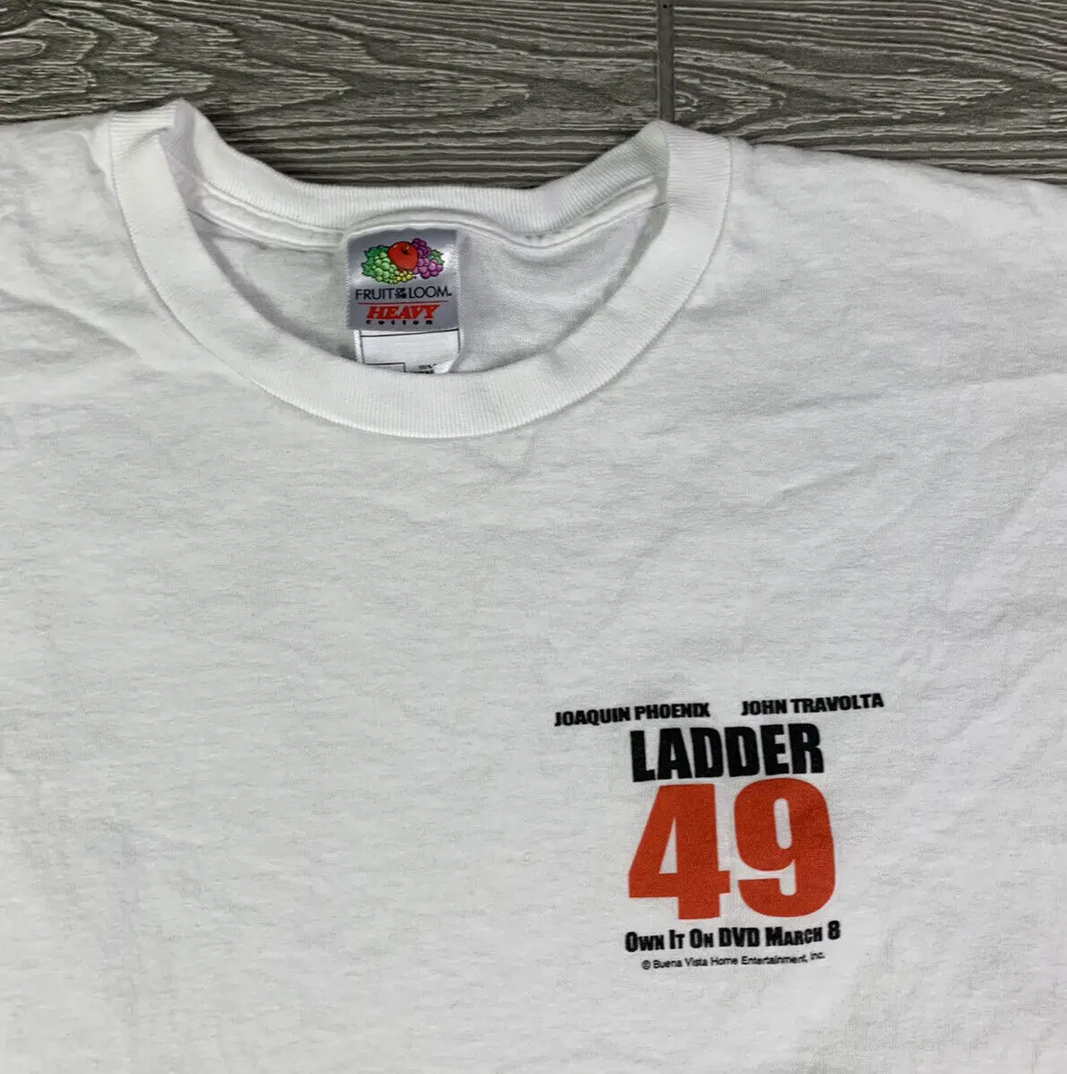 Vintage Ladder 49 Movie Promo Men’S Large T Shirt Joaquin Phoenix John Travolta