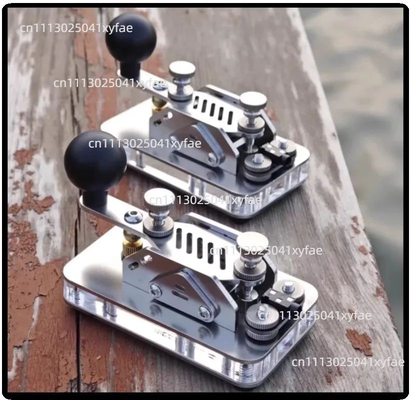 Stainless Steel Aluminum Alloy Manual CW Motion Trigger Hardware HF Shortwave Communication Operation Fitting