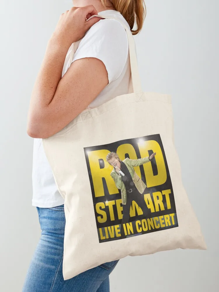 Twosim Show All The Hits Live! Rod Blue Eyed American Tour 2020 Tote Bag ecological bags Fabric bag sacs de shopping