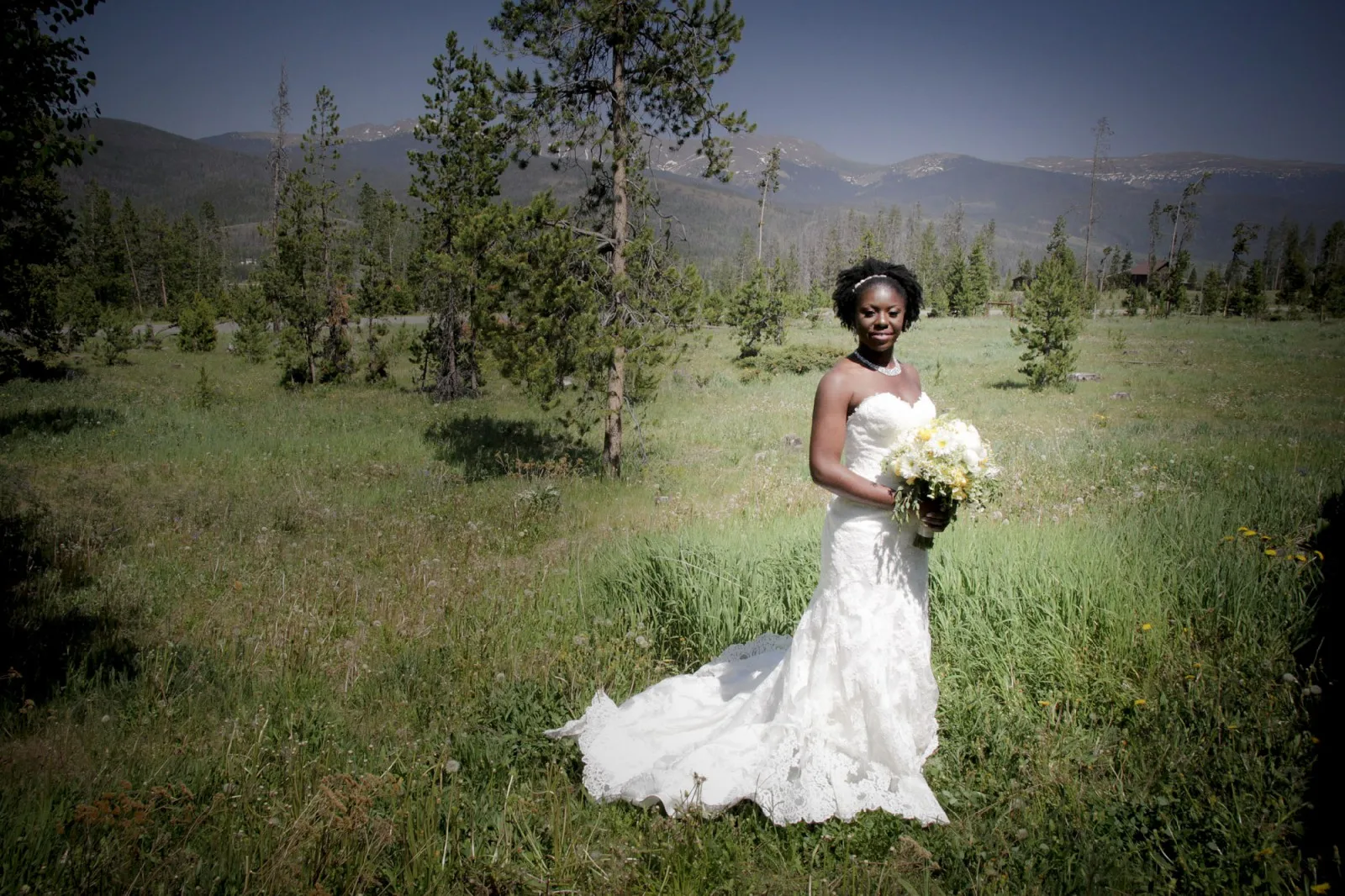2026 New Customizable Strapless Lace Mermaid Wedding Dress with Long Train  Open Back Design  Black Wedding Dress