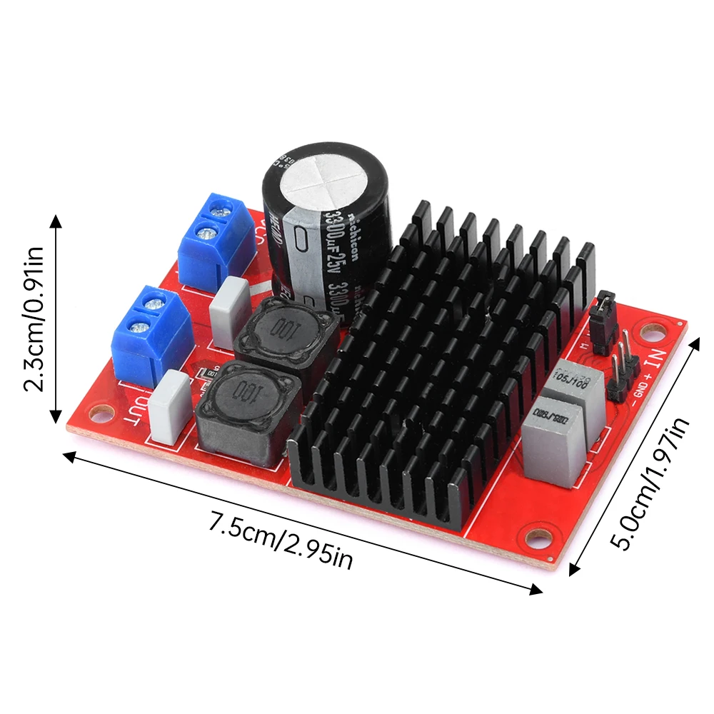 Carte d'amplificateur de puissance numérique CS8673, sortie mono BTL 80W, alimentation CC unique, carte de décodeur audio technique DC 5V-24V