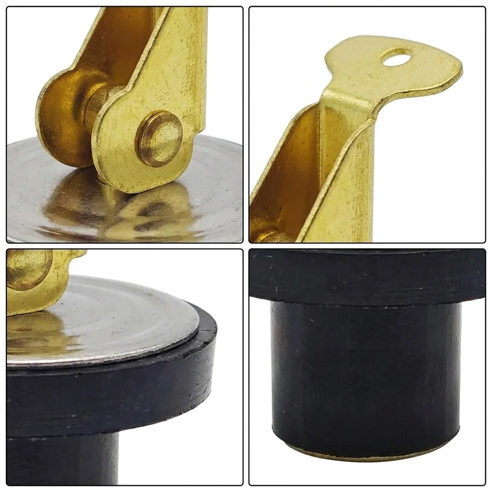 Adjustable 34 Inch Brass Marine Drain Bung 3/4 in Thread Compatible with For Boats Yachts Canoes LifeFor Boats
