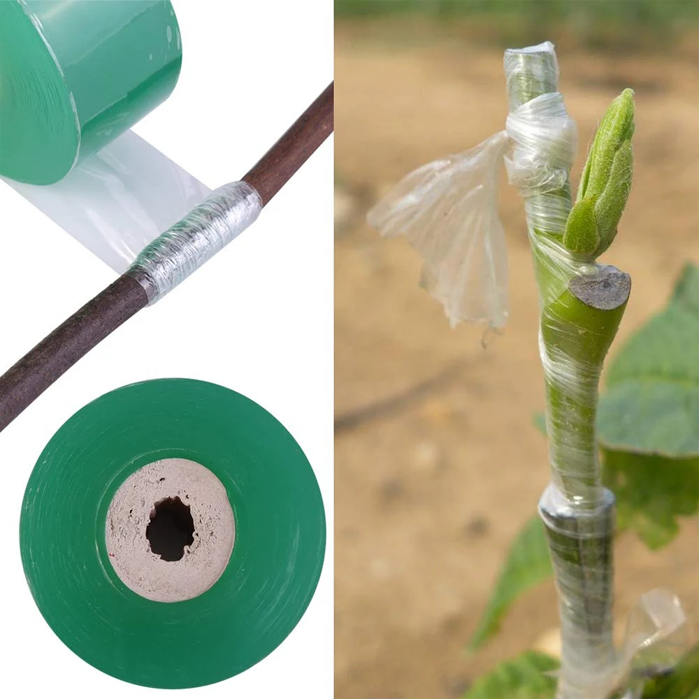 Self-adhesive PE Grafting Tape Film Stretchable Garden Tree Plants Seedlings Vine Tomato Grafting Accessories