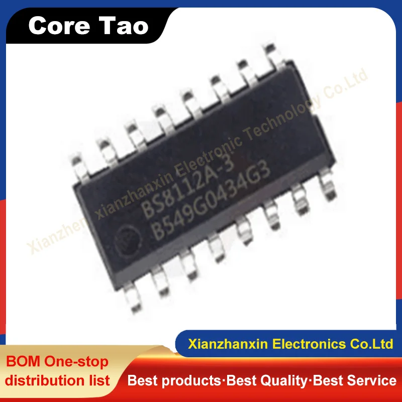 5pcs/lot BS8112A-3 BS8112A 16NSOP 12-key capacitive touch button chip