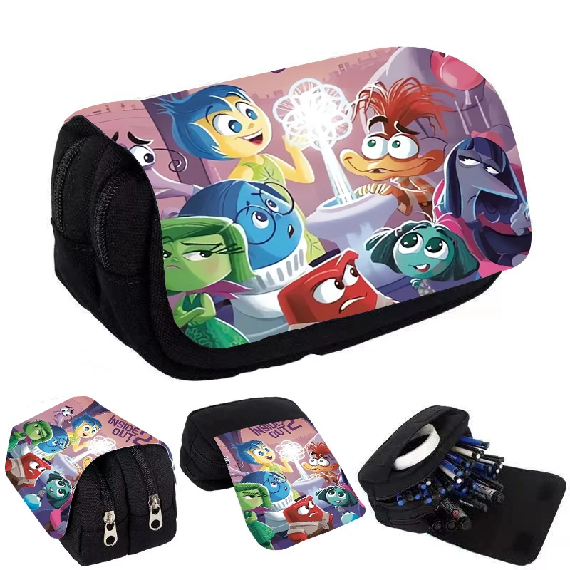 Disney Inside Out astuccio per matite Kawaii Cartoon astucci per matite cancelleria per bambini astuccio per penne per studenti stampato astuccio