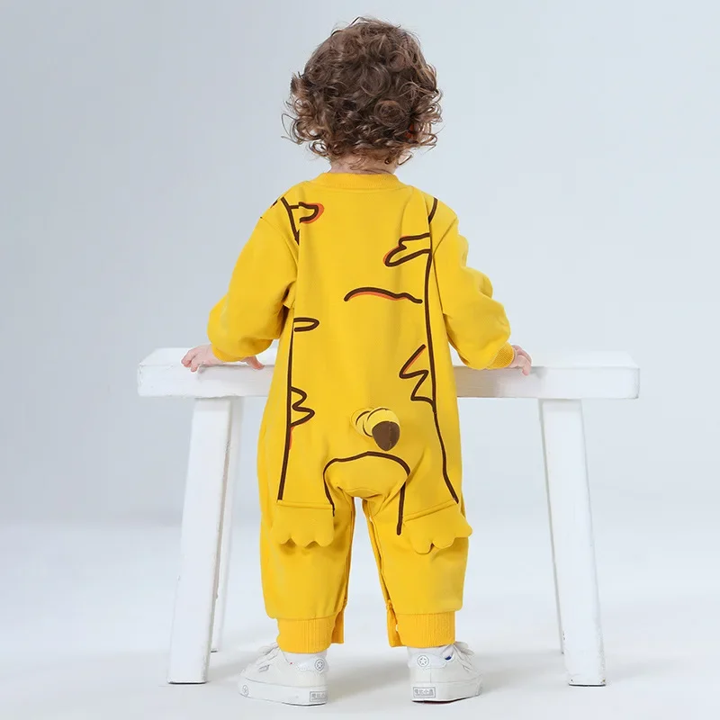 Kawaii  Animal Tiger Fashion Baby Clothes For Boys Girls Rompers Cotton Long Sleeves Bodysuit Child Jumpsuits 0-3 Year Newborn