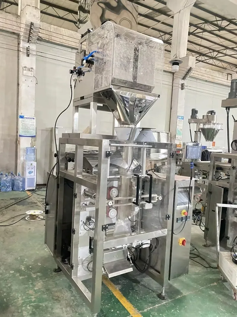 Automatic Multihead Weigher Filler for Snack Nut Granule Powder Packing Line Custom