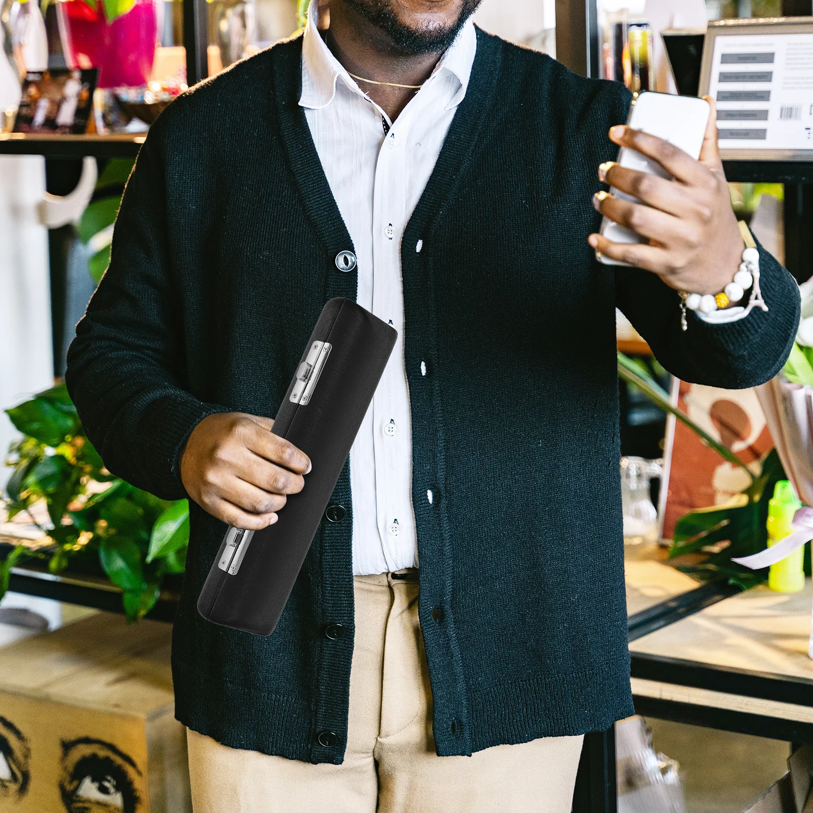 

Piccolo Flute Storage Case Musical Instrument Box Durable Portable Lightweight Safe Flute Case Piccolo Box