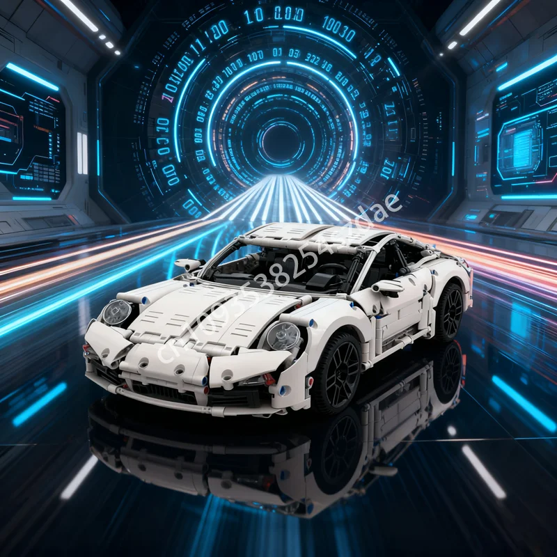 

1687pcs MOC Porscheed Carrera Devo Technical Model Building Blocks Assemble Toy Creative Christmas Gifts Idea Education Brick