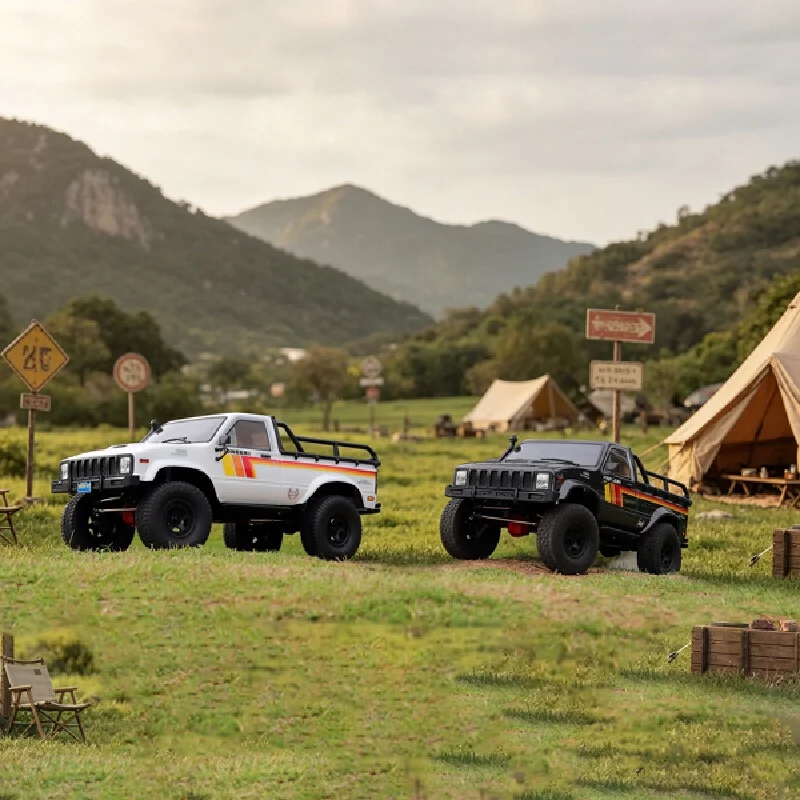 Rgt Rc Crawler Ex86110v2 Pioneer II 1 10 Scale Brushed Dual Speed Off Road Pickup Outdoor Adventure For Adult Hobby Enthusiasts