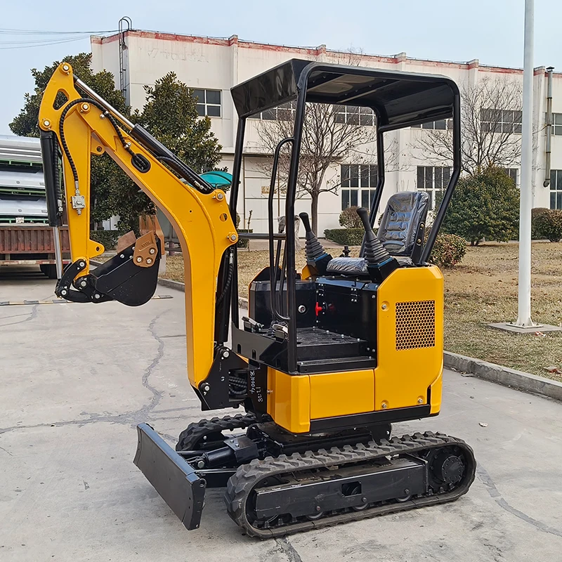 CE EPA Mini Crawler Digger 1.2ton imported Engine small bagger pelle mini excavator