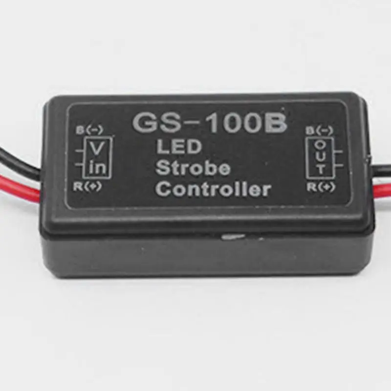 Car LED Strobe Controller Module Auto GS-100B Flashing Light Car Brake Light Flasher For Vehicles Bikes Brake Stop Signals Light