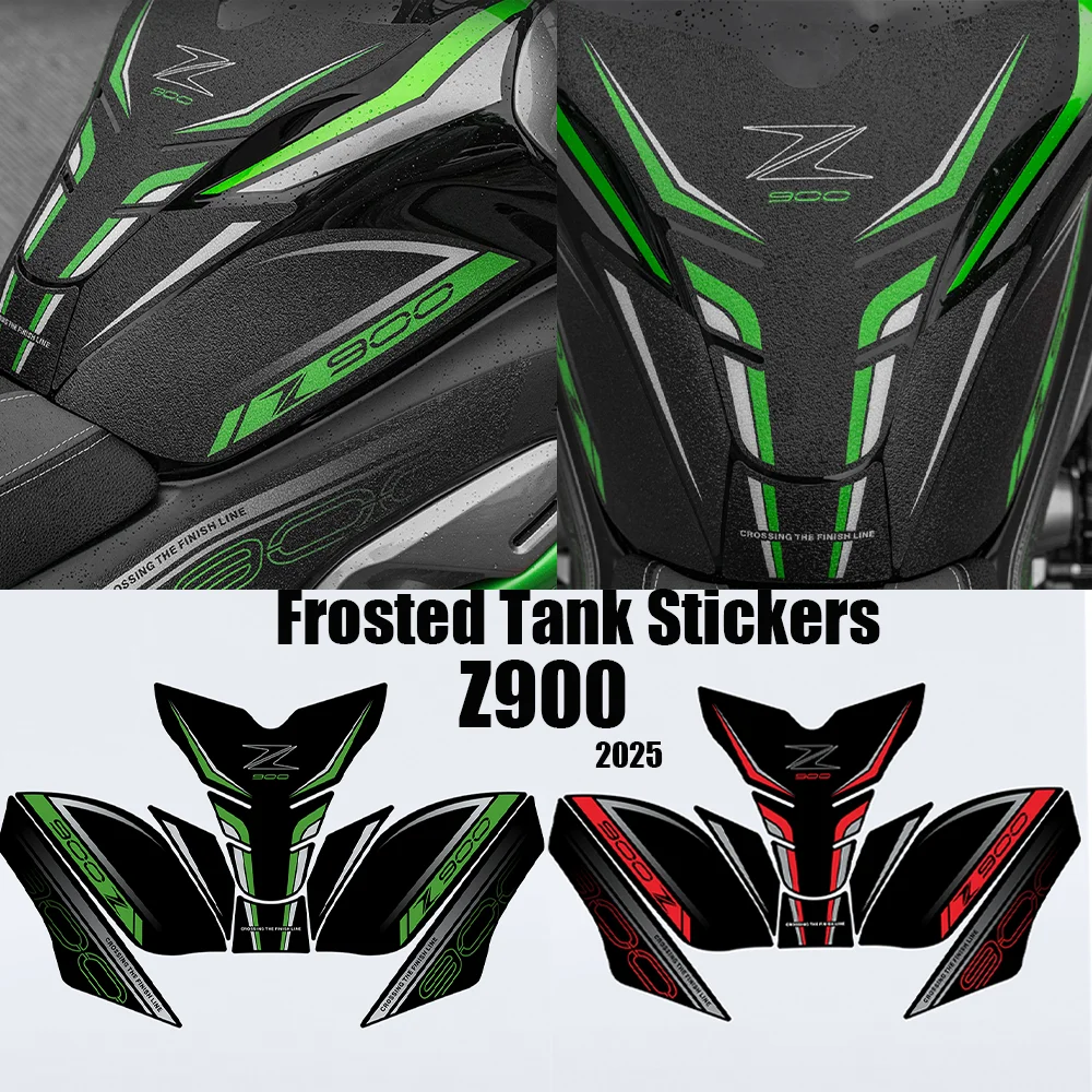 

For KAWASAKI Z900 Z900SE Frosted Tank Stickers 2025 Z900 Z 900 Accessories Motorcycle Thickened Fuel Tank Protector