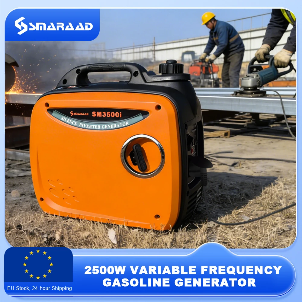 2200W 220V Inverter Generator Benzine Draagbare Generator Stille Camping Draagbare Stroomgenerator voor Camper - afbeelding 1