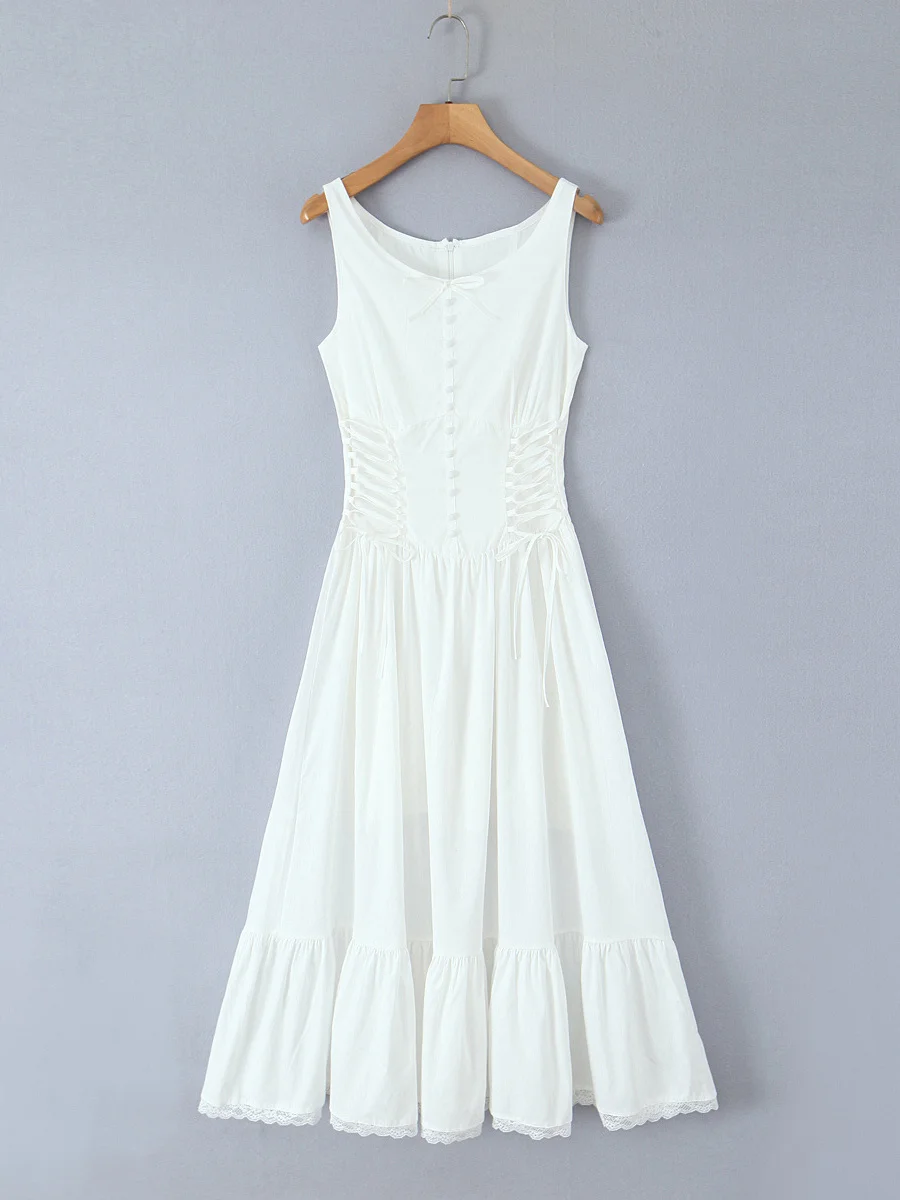 Buddaha Sle Pieghettato Wrap ter Abito da sera floreale per donna Gonna longuette estiva a vita alta Ele Vintage Lungo Dr...