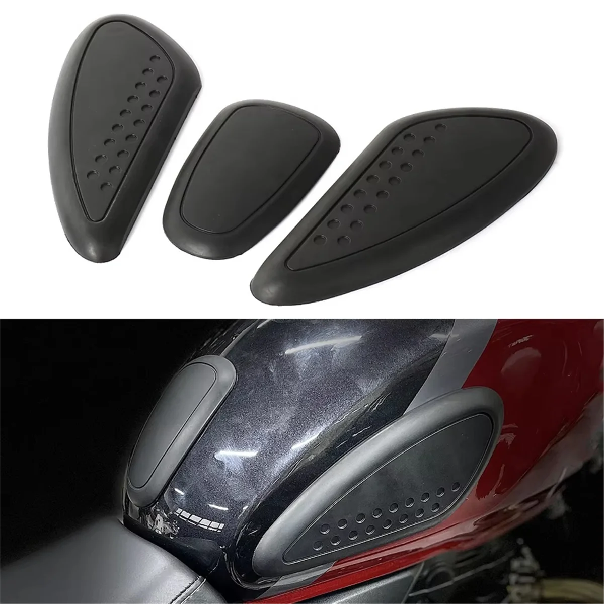 Motorcycle Fuel Tank Sticker Pad Anti Slip Traction Decal Kit For Speed SPEED 400 For Scrambler 400X 2024 2025