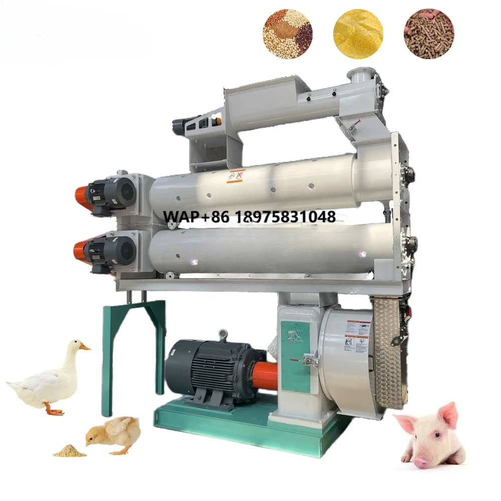 Industrial Livestock Feed Machine New CE Certified Stainless Steel Cost-Effective High Capacity 10 Ton/h