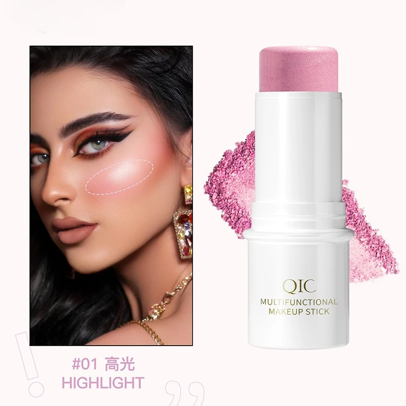 Multifunctionele make-uppen - Blush, markeerstift, contour en schaduw, glans, glitter, mat, verhelderend gezicht voor geweldige uitstraling