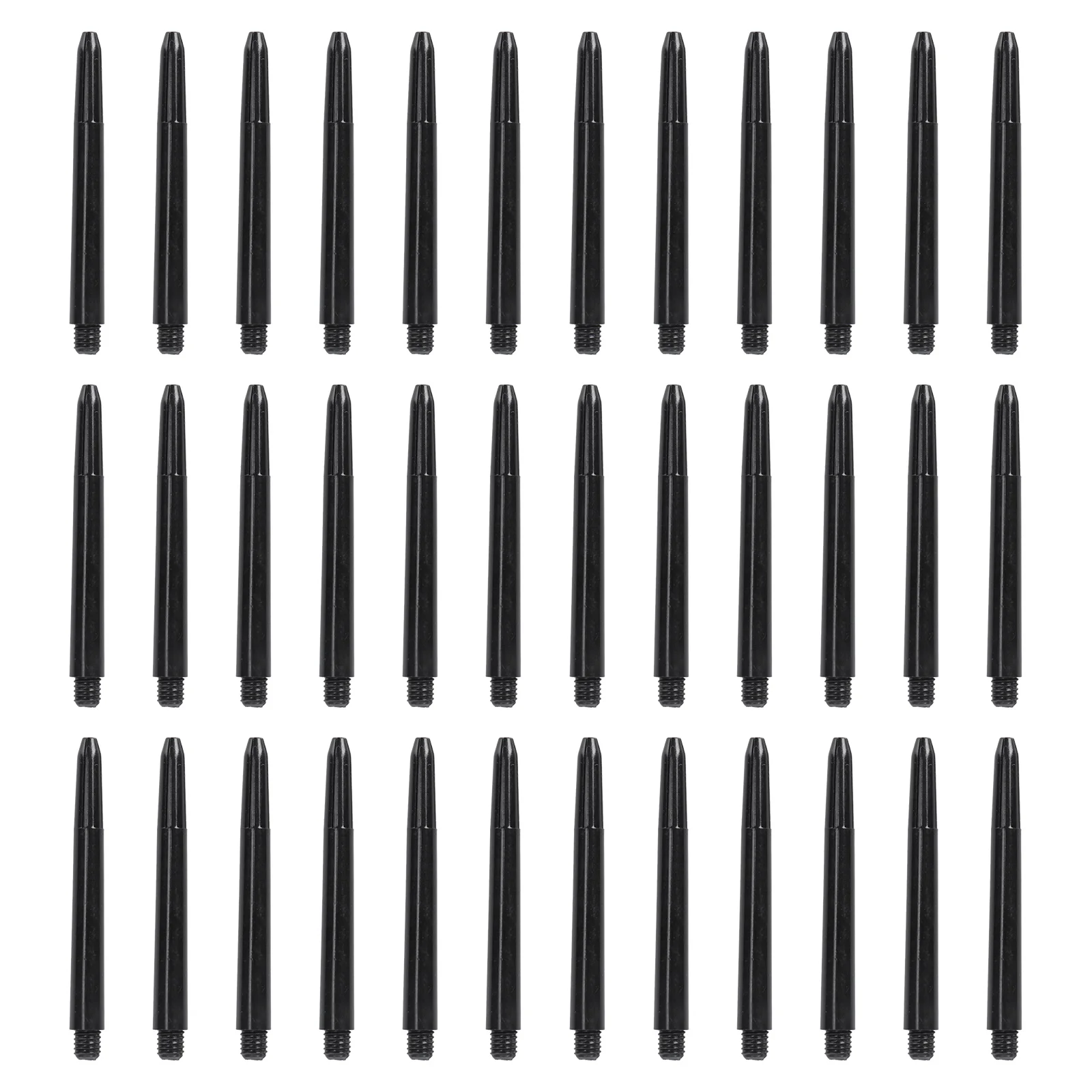 

100pcs Plastic Shafts Accessories Stems Plastic Pole Rod with Standard 2BA Screw Thread (Black)