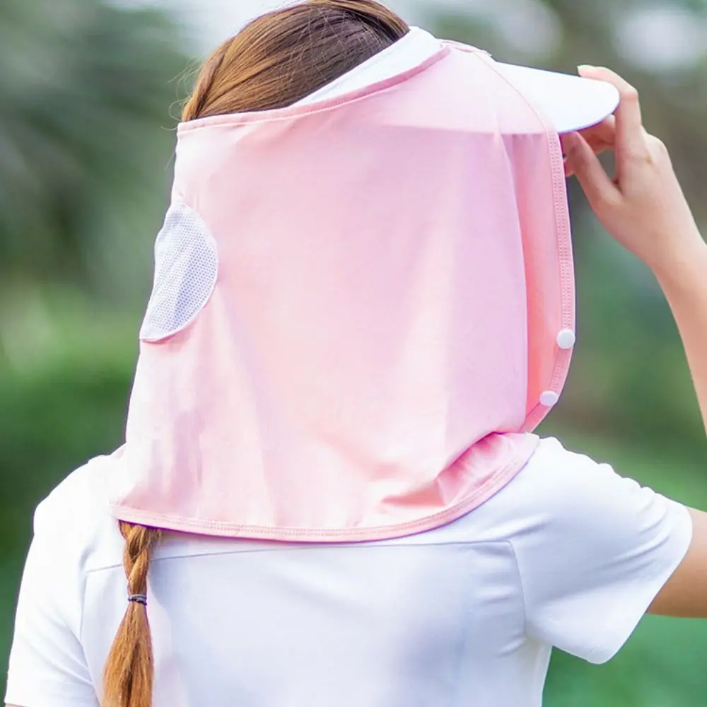 قناع واقي من الشمس من آيس سيلك جولف واقي من الشمس، قناع ناعم وجيد التهوية بدون غطاء، غطاء مريح للحماية من الشمس