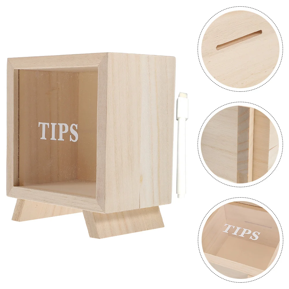 Decoración de escritorio, hucha, coche, tarro de ahorro de madera, marco de fotos, juguete de decoración del hogar