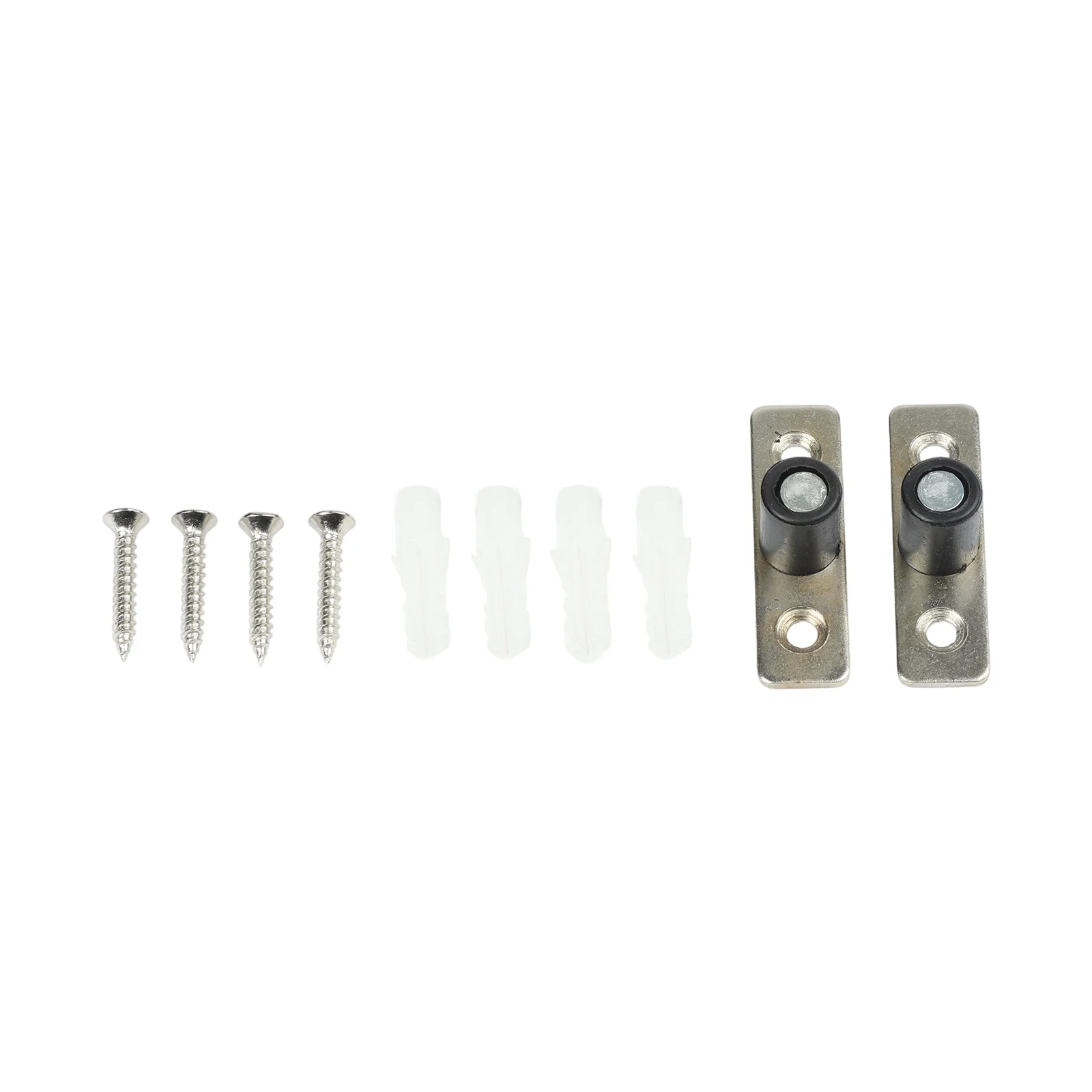 Door Stopper Barn Door Guides Thickened Stainless Steel For Sliding Door Prevent Swinging Sliding Door Bottom 2Pcs
