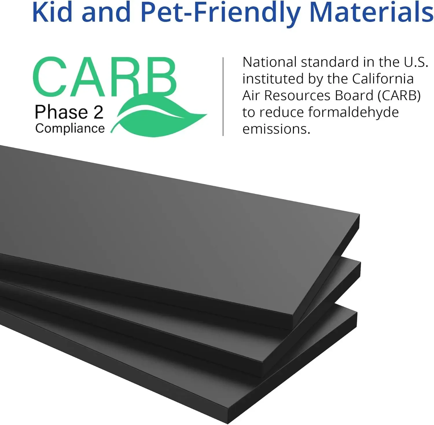 Castle Black Bookshelf, 3-Tier Open Shelf Bookcase, 10 Cube Storage Organizer with Anti-Tilt Device, Freestanding Horizontal Boo