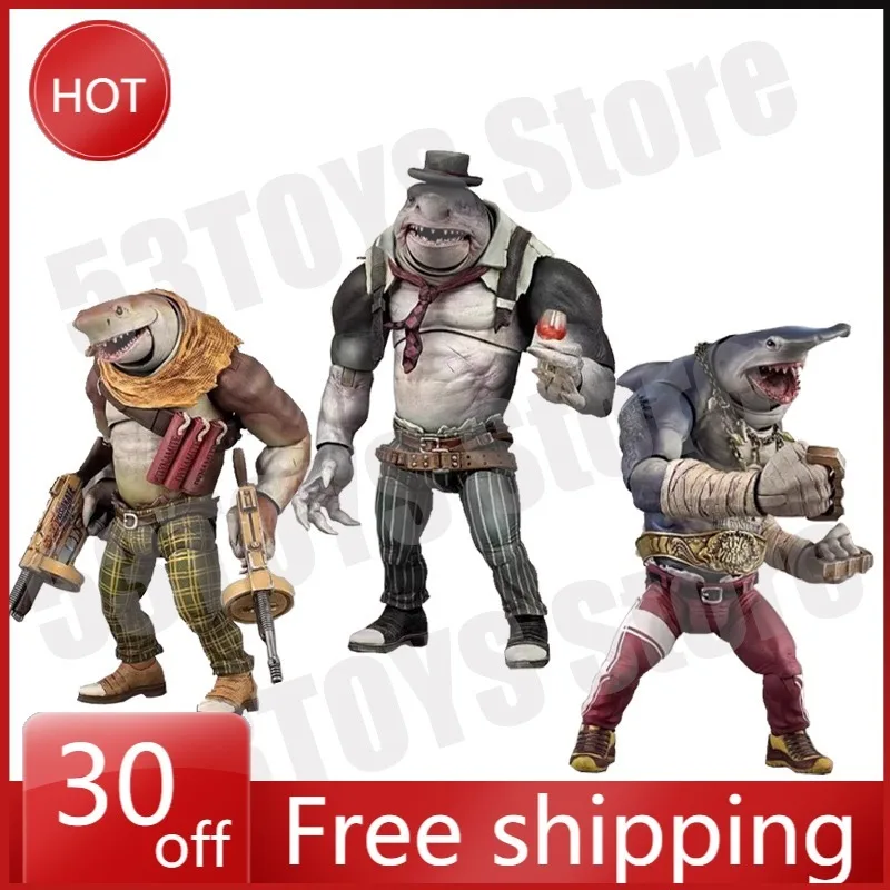 

In Stock 1/12 Fury Toys Action Figure Abyss Force Arthur Gypsy Billy White Shark Tiger Shark Hammerhead Shark Anime Model Toys