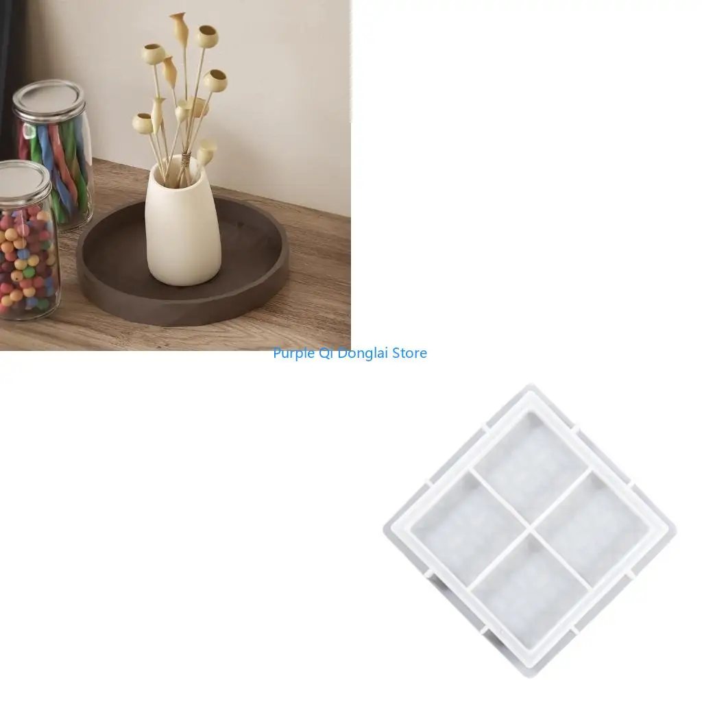 L21E Small Epoxy Resin Casting Molds Dish Molds Suitable for Resin Casting Art Crafts