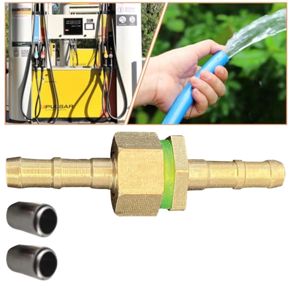 Brass Hose Connector Hose Couplings Sprayers Water Hose Pipe Repair Tap Adaptor Rubber Hose Couplings Accessories