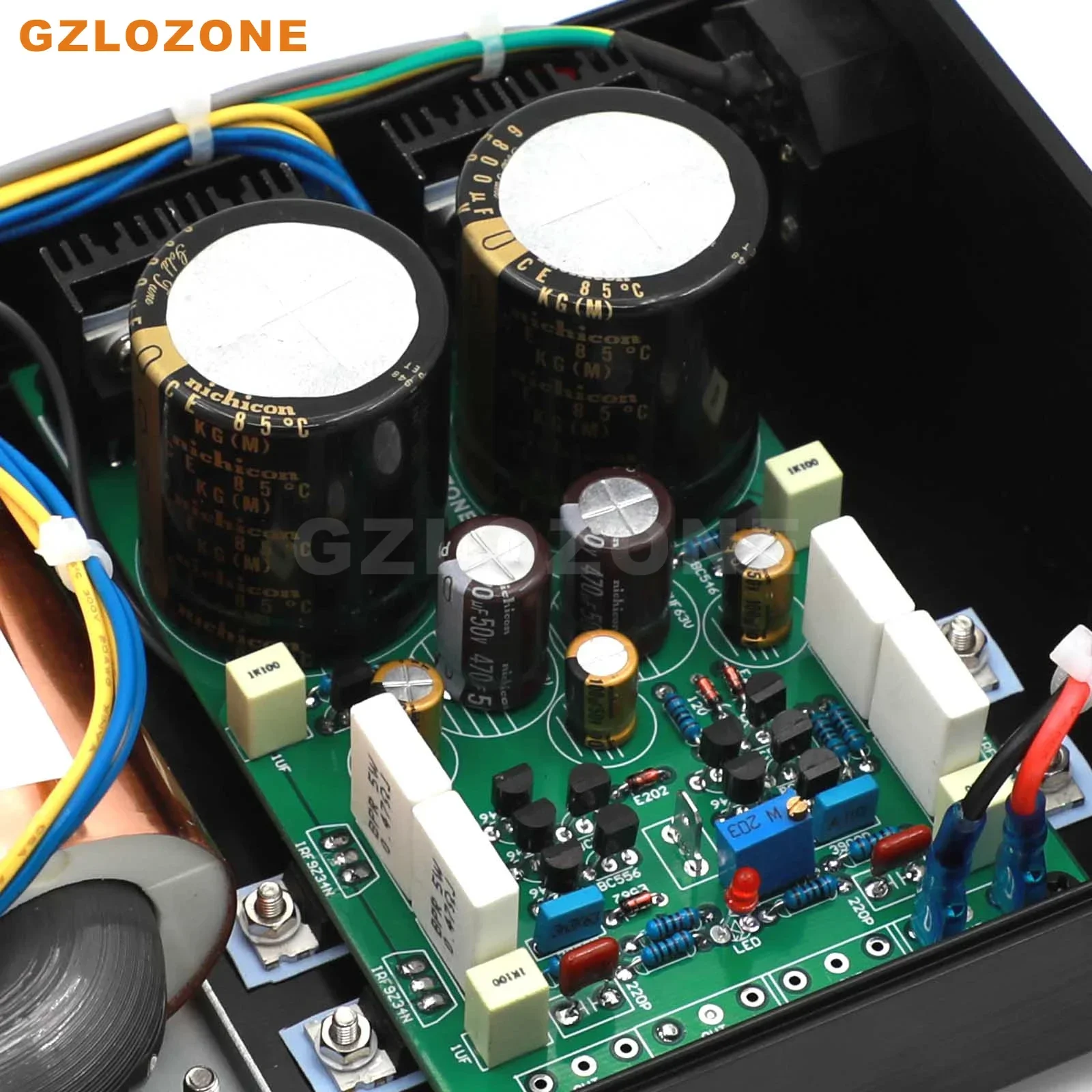 GZLOZONE مصدر طاقة خطي R-Core 65 وات HIFI DC48V 1A LPS منخفض الضوضاء للغاية