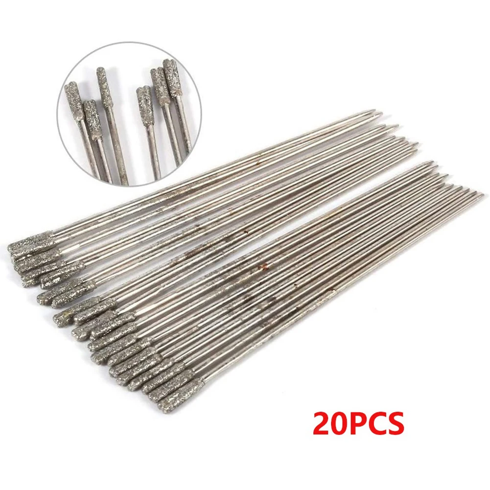 Drilling Hole Jade Jewelry Stone for agate for crystal Bits Lapidary Drill 1.2mm Drill Bit Mills Silver Small Drill