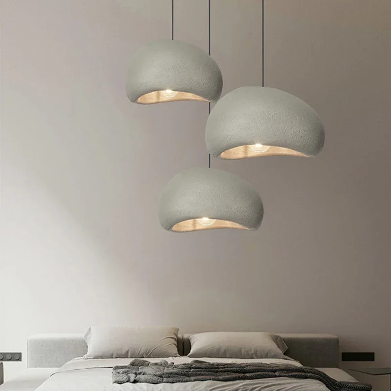 Nordic Wabi Sabi Led Pendant Lights Minimalism Dining Room Suspend Lamp Bar Lustre Hanging Lamp Home decor chandeliers Fixtures