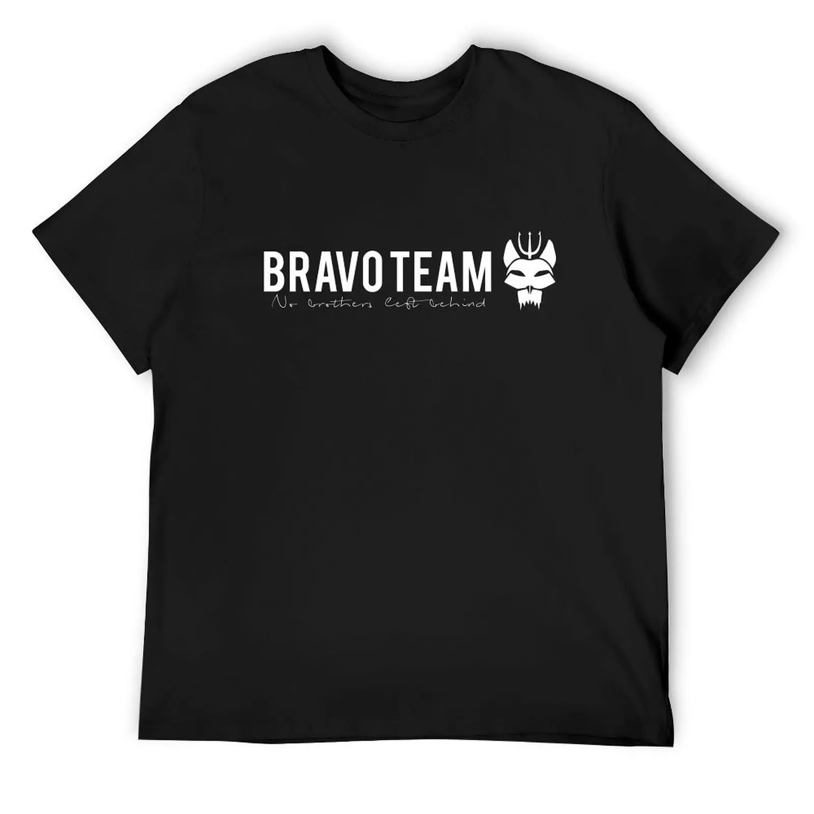 

Bravo Team — футболка с белым логотипом, простые уличные черные футболки для мужчин
