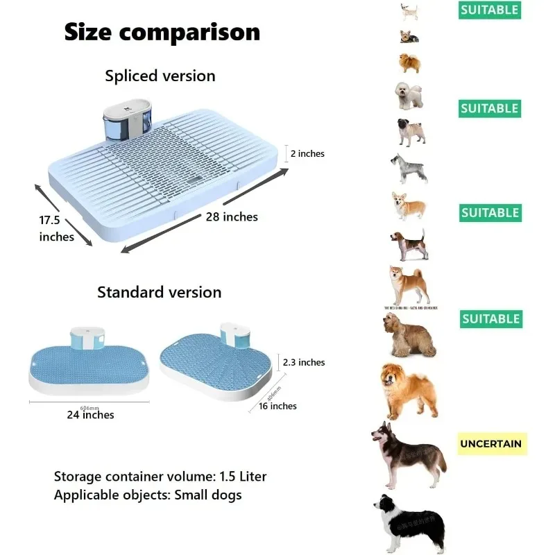 WonPad Smart Dog Potty Free from Disposable Pee Pads!Automatical Pee Sensing! Smart Pee Collecting with Low Carbon Emissions view 3