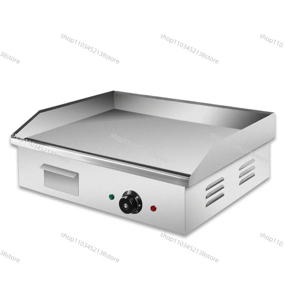 

Desktop Stainless Steel Frying Teppanyaki Hand Grab Large Capacity Electric Griddle 818B Griddle