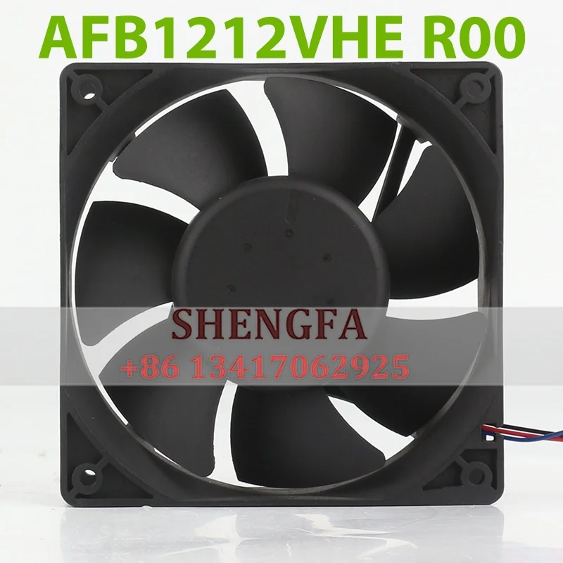 Cooling Fan AFB1212VHE-R00 AC EC 12038 120x120x38MM 12CM Server Chassis Double Ball High air Capacity Delta 24V 48V DC 12V 0.90A