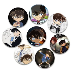 Anime Edogawa Conan Brooche Backpack Collar Badge Reasoning and Solving Cases Cartoon Pins Handmade Gifts Fans Collections