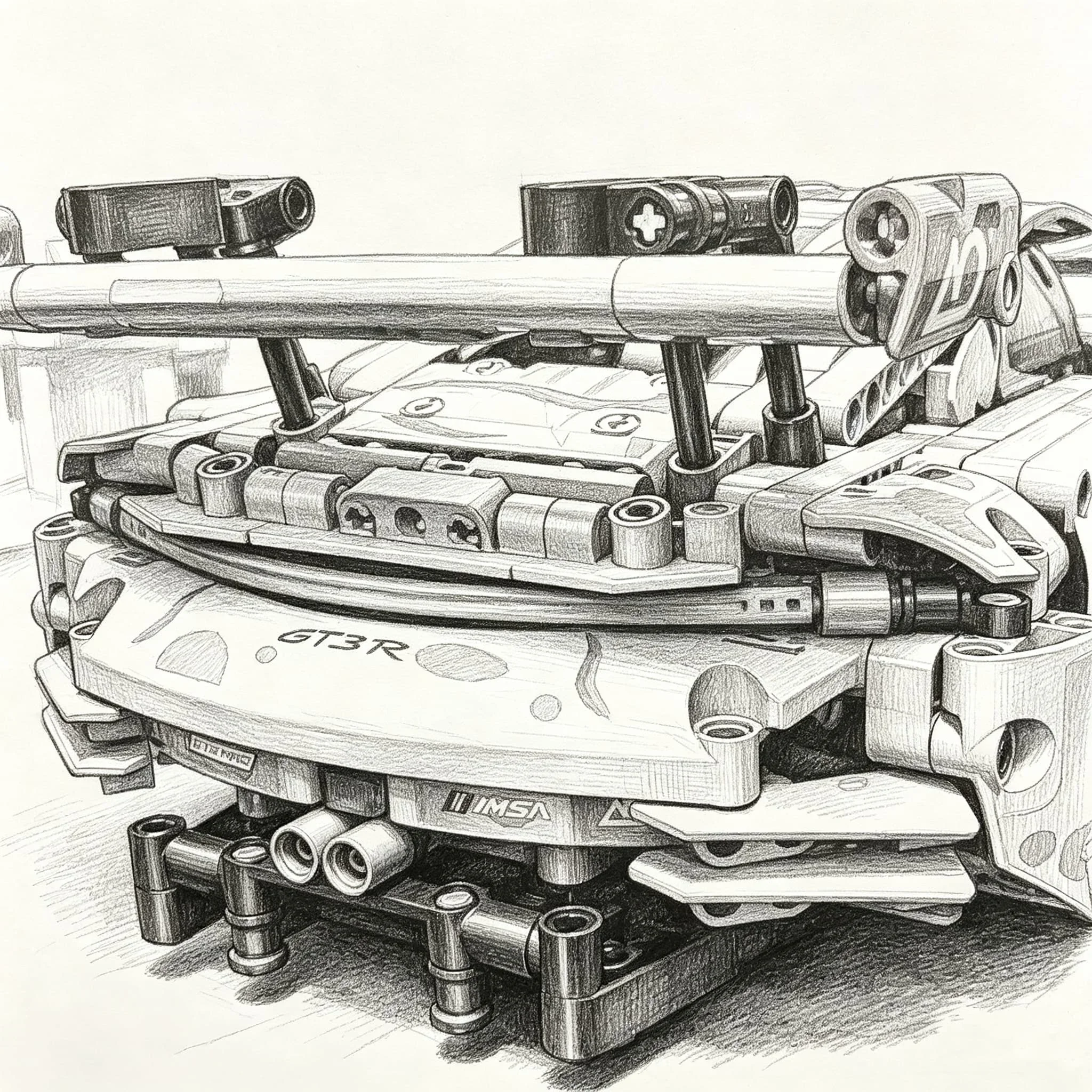 Technical 1313PCS 1:8 Scale GT - огляд і ціна Model Kit F1