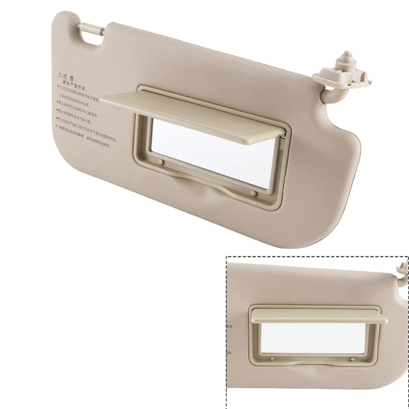 

Durable-1 пара автомобильных солнцезащитных козырьков с косметическим зеркалом 85202-03000 8520103000 для Kia Sportage 2004-2010 солнцезащитный козырек для макияжа