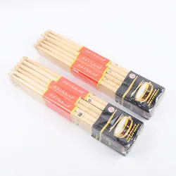 24Pcs Maple Wood Oval Tip Drum Sticks 5A/5B/7A 16 Inch Length Drumsticks Drum Set Percussion Instrument Accessories