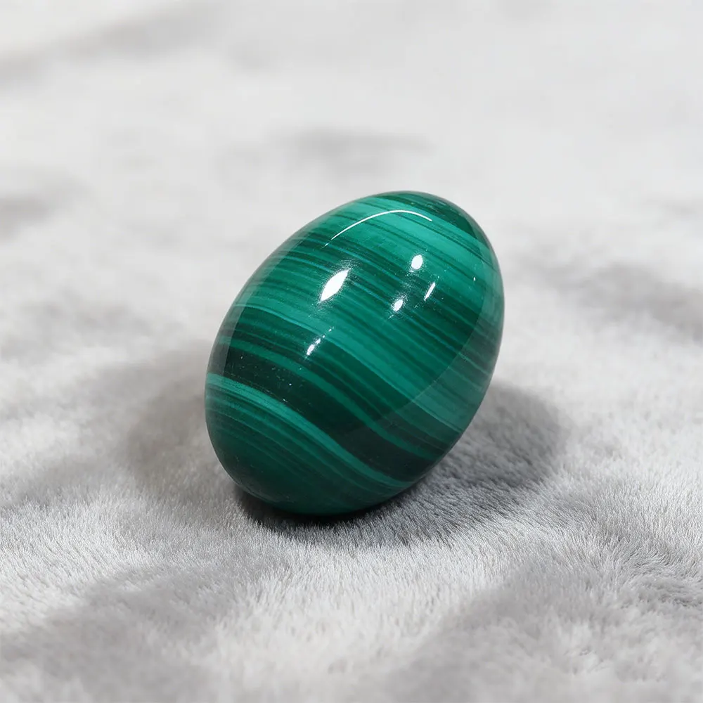 1pc Natural Malachite Egg Crystals Stones Gemstones Healing Minerals Quartz Spiritual Meditation Reiki Chakra Home Decoration